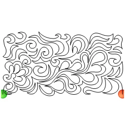 Stitch outline of GQS-05 Feather Meandering revised